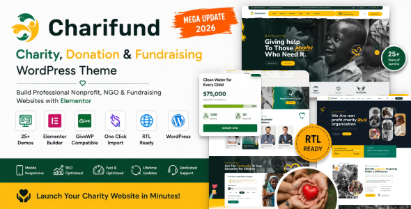 ChariFund 慈善公益 WordPress 主题