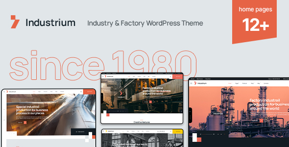 Industrium 工业制造 WordPress 主题