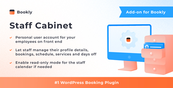 Bookly Staff Cabinet (Add-on) 员工自助门户 WordPress 插件插图-WP资源海 Bookly Staff Cabinet (Add-on) 员工自助门户 WordPress 插件