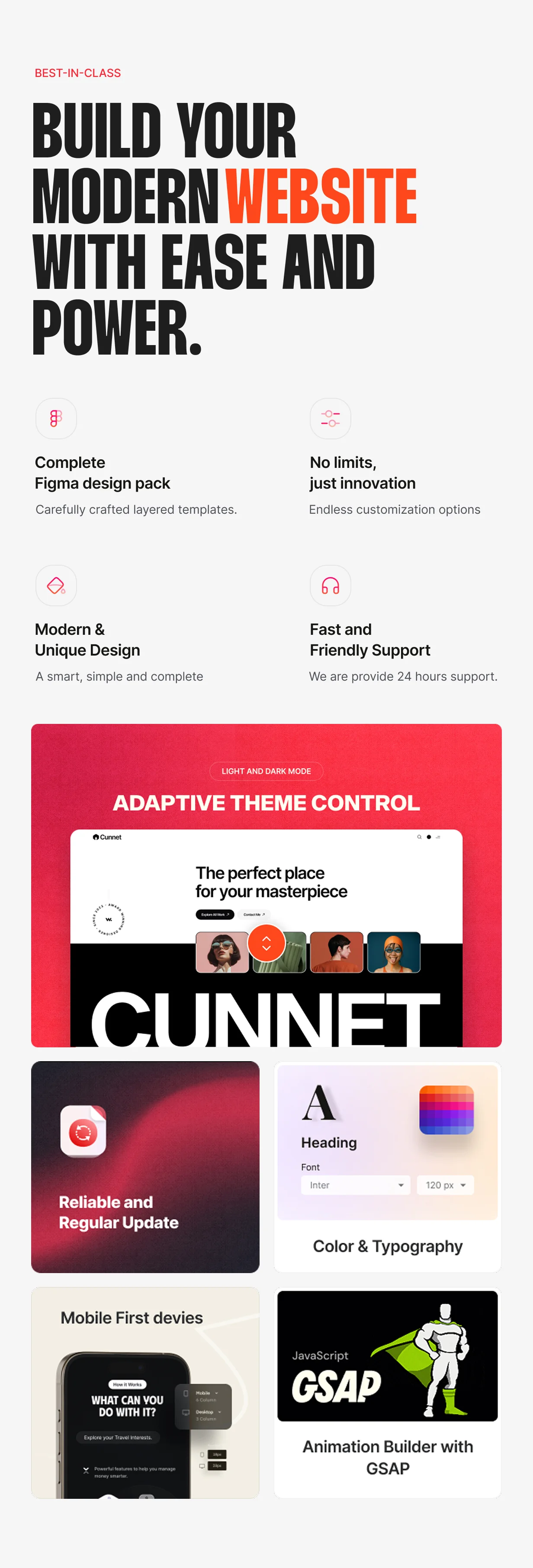 Cunnet 创意机构与作品集 HTML 模板插图3-WP资源海 Cunnet HTML