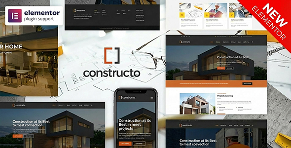 Constructo 建筑施工 WordPress 主题