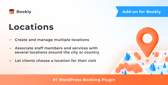 Bookly Locations (扩展) WordPress 插件