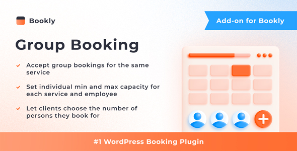 Bookly Group Booking (扩展) WordPress 插件