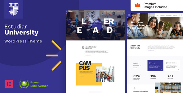 Estudiar 大学院校 WordPress 主题