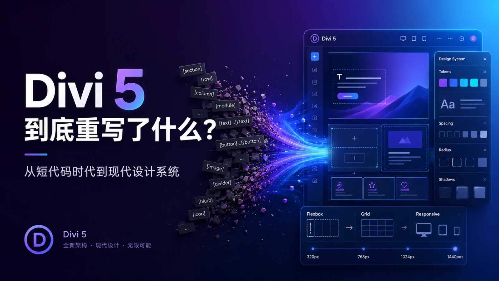 Divi 5 到底重写了什么？从短代码时代到现代设计系统，一文看懂这次大升级