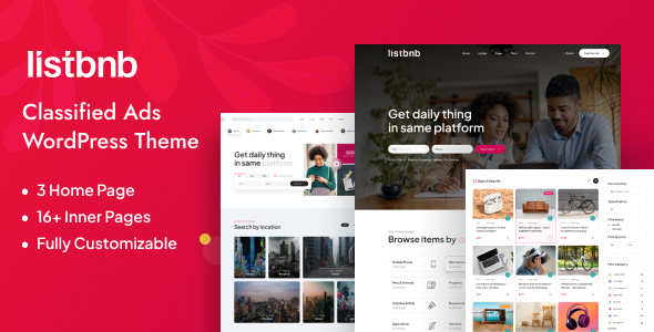 Listbnb 分类广告 WordPress 主题