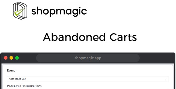 ShopMagic Abandoned Carts 购物车挽回插件插图-WP资源海 ShopMagic Abandoned Carts 2.2.40