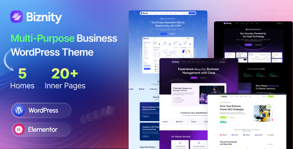 Biznity 多用途商业 WordPress 主题