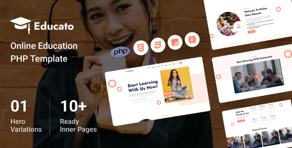 Educato 在线教育 PHP 模板