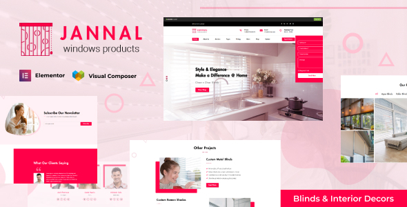 Jannal 窗帘门窗 WordPress 主题