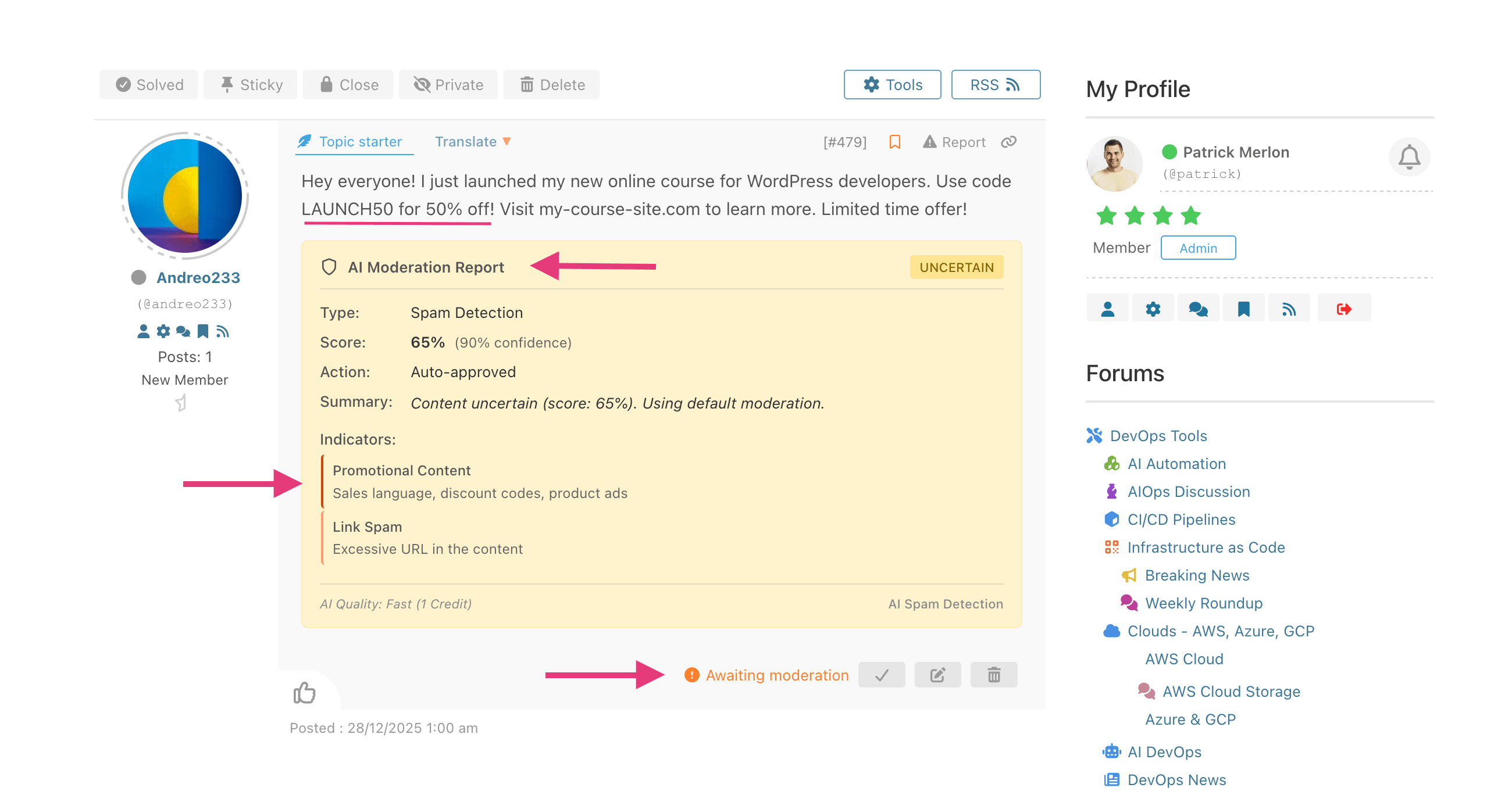 wpForo + Addons AI 驱动的社区论坛解决方案 WordPress 插件