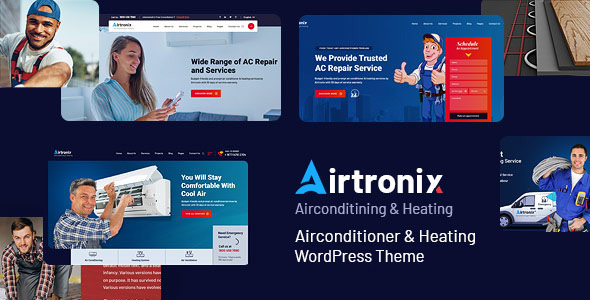 Airtronix 空调供暖管道维修服务商WordPress主题