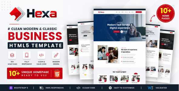 Hexa 多用途 HTML 模板