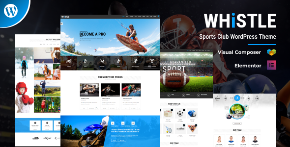 Whistle 体育俱乐部 WordPress 主题