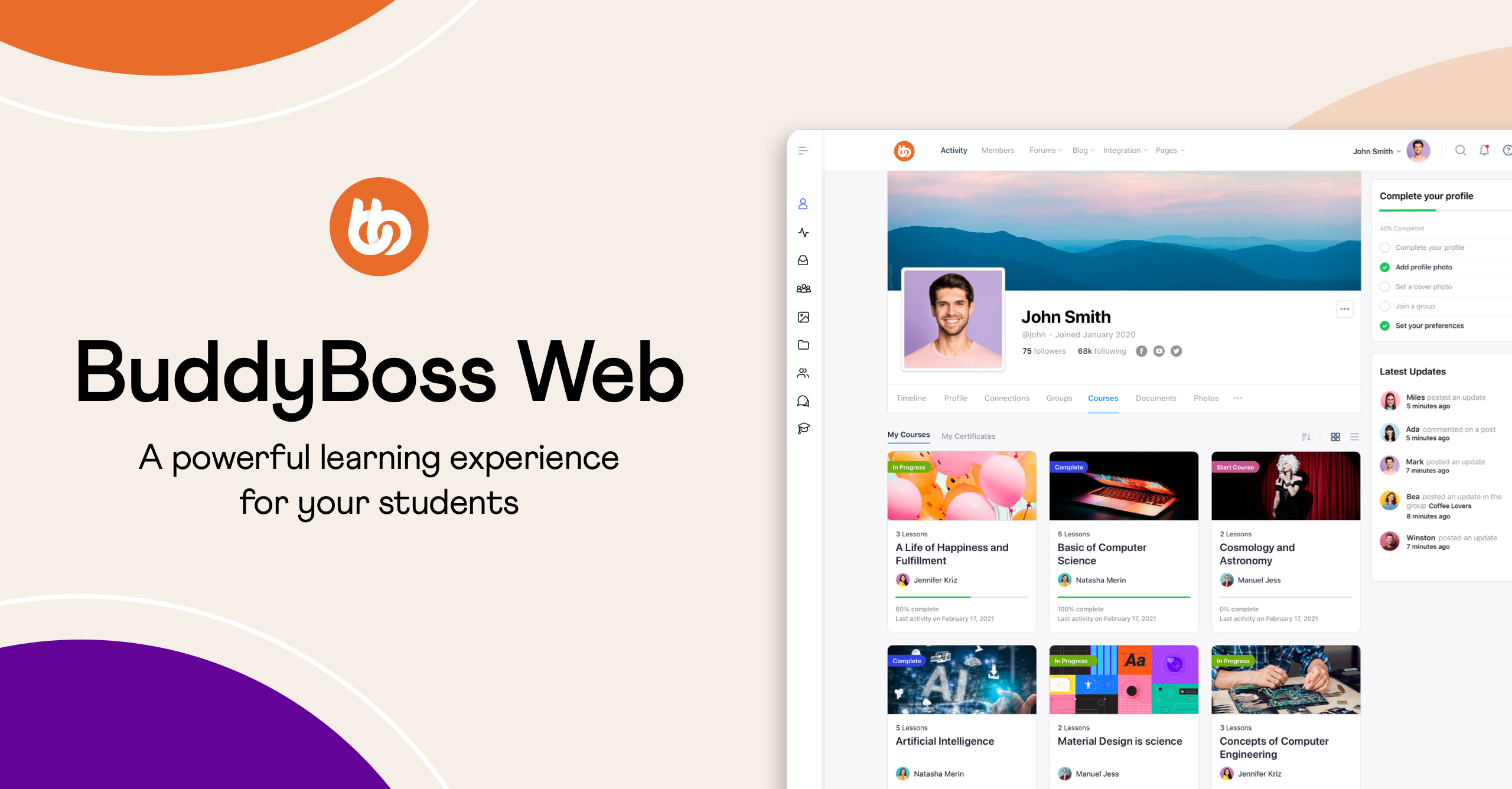 BuddyBoss Importer 在线学习平台 WordPress 插件