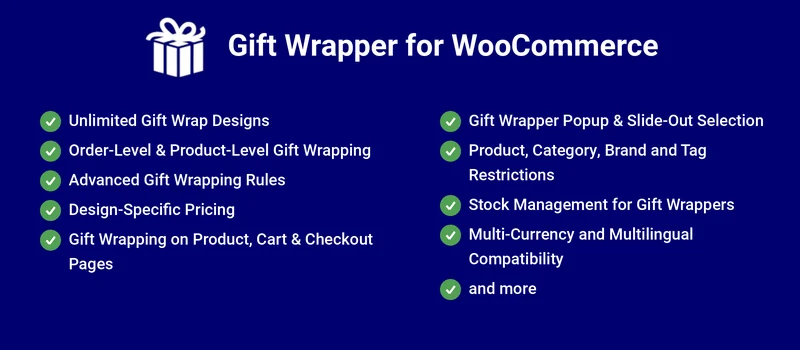 Gift Wrapper for WooCommerce WordPress 插件插图-WP资源海 Gift Wrapper for WooCommerce 多币种切换 WordPress 插件