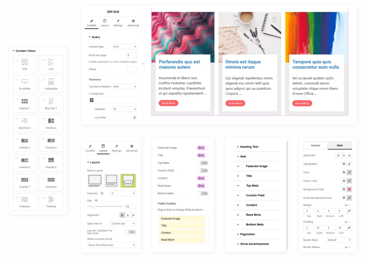 Content Views Pro 活动短代码 WordPress 插件插图2-WP资源海 Content Views Pro 活动短代码 WordPress 插件