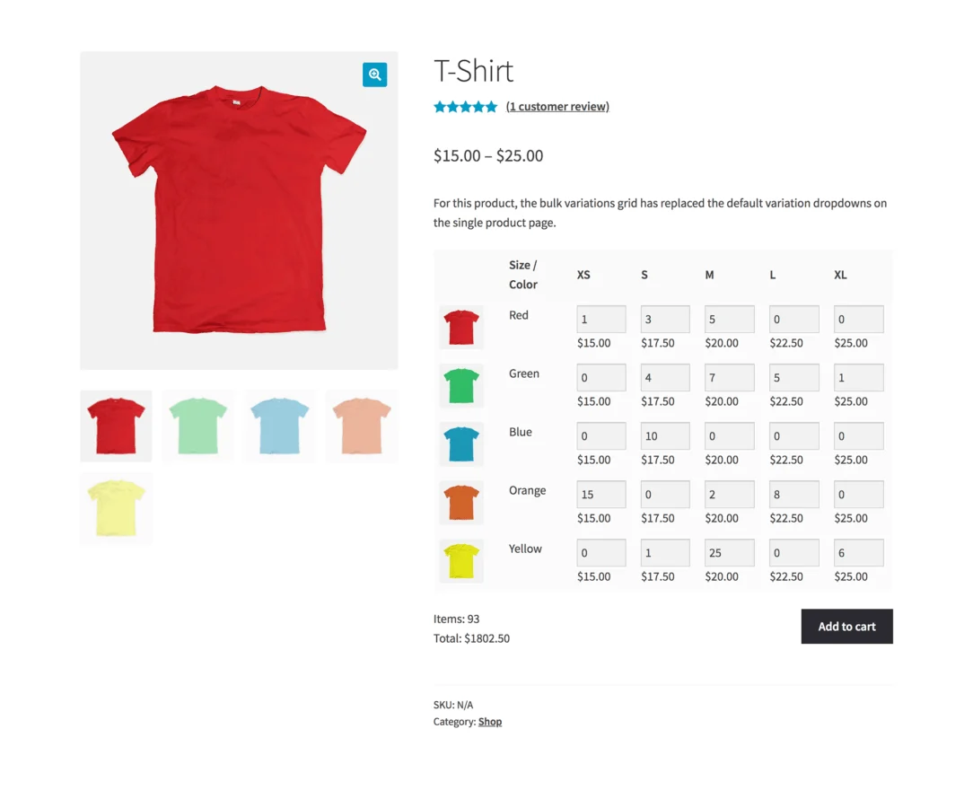 Barn2 WooCommerce Bulk Variations 变体批量管理 WordPress 插件插图3-WP资源海 WooCommerce Bulk Variations screenshot