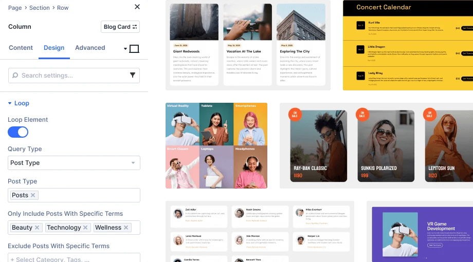 Divi Builder-可视化文章/页面编辑器WordPress插件插图1-WP资源海 Loop Builder