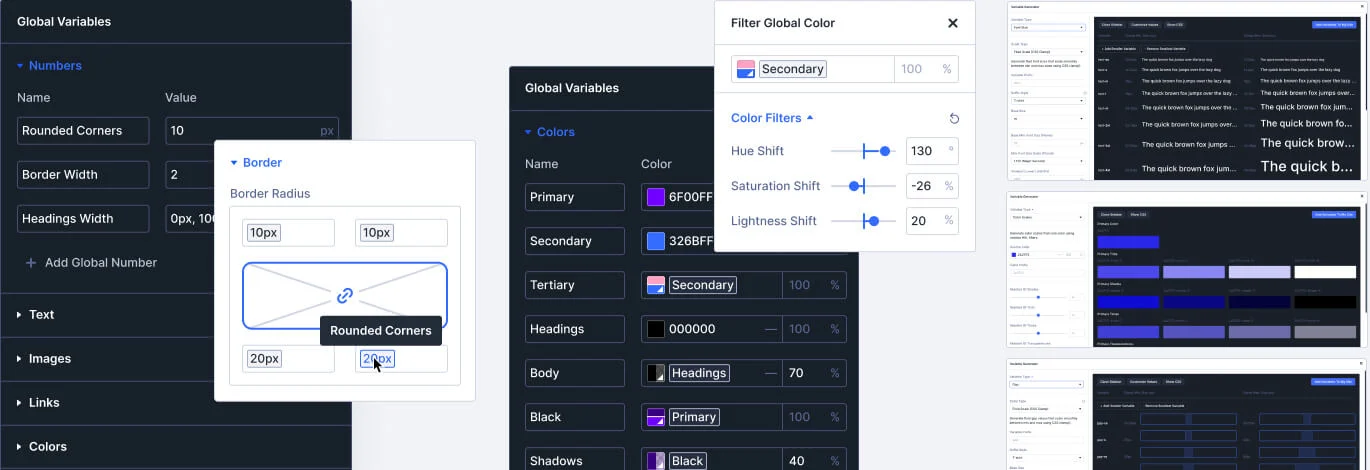 Divi Builder-可视化文章/页面编辑器WordPress插件插图2-WP资源海 Global Variables