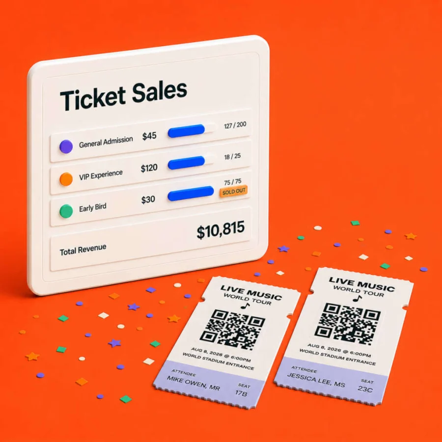 Event Tickets Plus WordPress 票务销售与管理 WordPress 插件插图2-WP资源海 The Events Calendar Ticketing