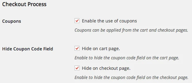 URL Coupons for WooCommerce 链接访问自动应用折扣 WordPress 插件插图1-WP资源海 URL Coupons Hide Coupon Fields
