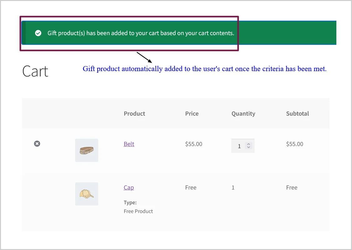 Free Gifts for WooCommerce WordPress 插件插图2-WP资源海 Free Gifts for WooCommerce 提升客单价与转化率 WordPress 插件