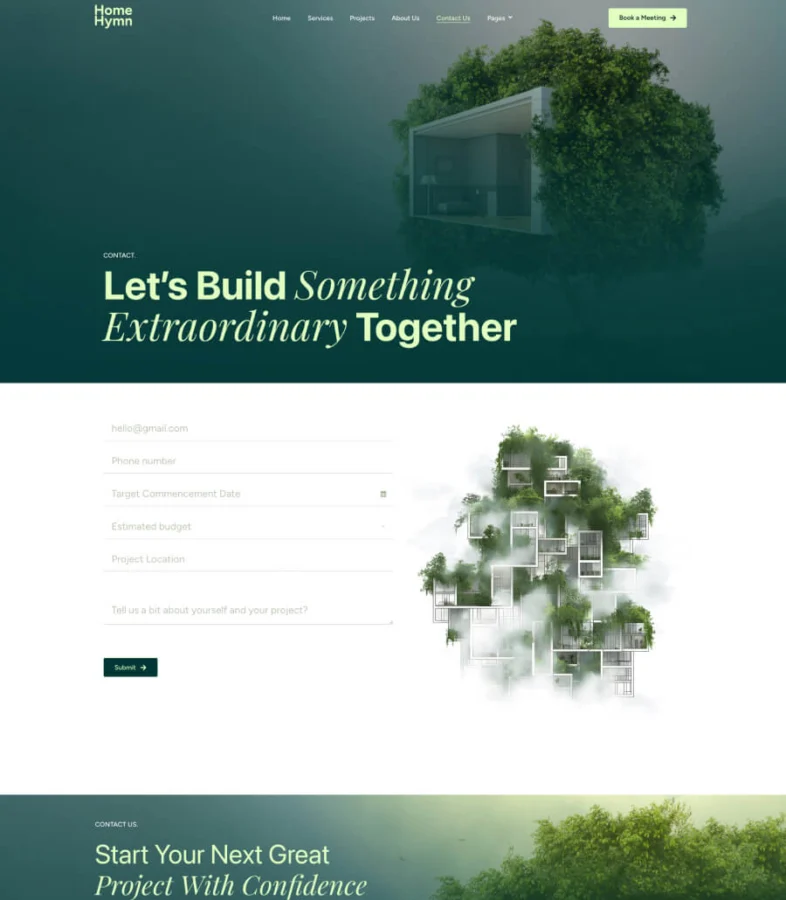 HomeHymn Contact Page