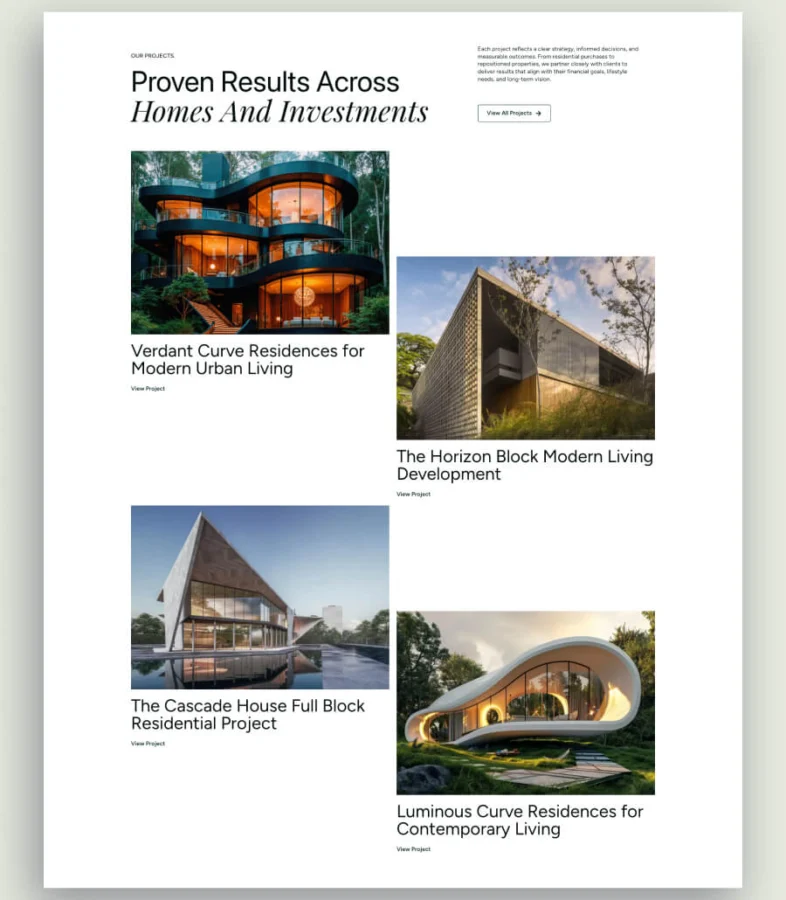 HomeHymn Projects Section