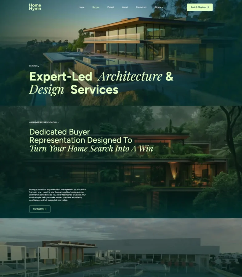 HomeHymn Service Page For Gutenberg