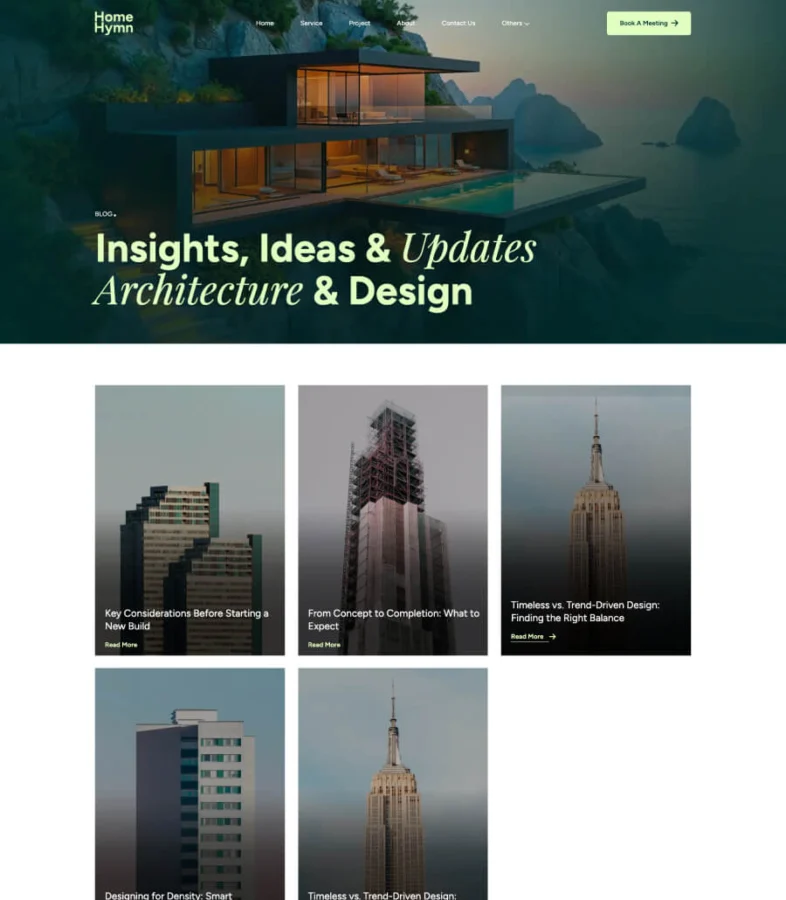 HomeHymn Blog Page For Gutenberg