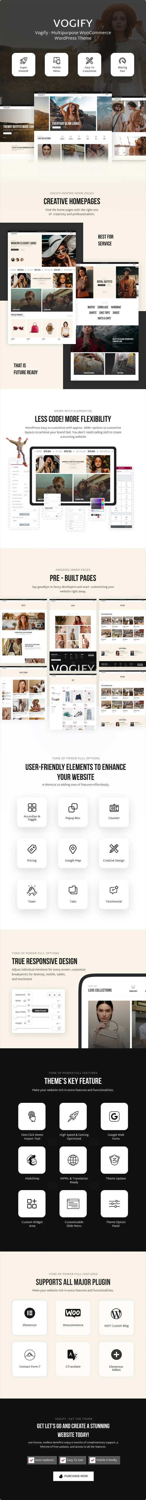 Vogify 多用途电商 WooCommerce 主题插图-WP资源海 Vogify - Multipurpose WooCommerce Theme - 1