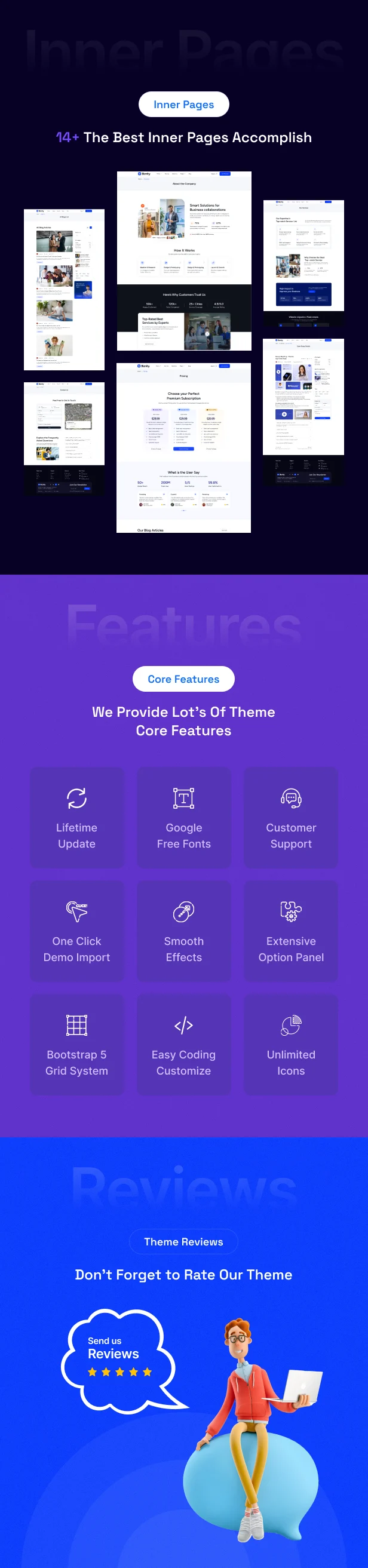 Biznity 多用途商业 WordPress 主题插图2-WP资源海 Biznity – Multipurpose Business WordPress Theme - 6
