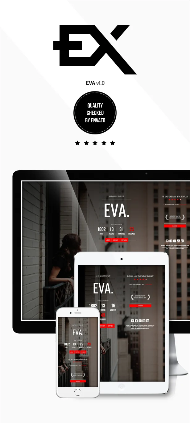 EVA. 即将上线页面 HTML 模板插图1-WP资源海 EVA.