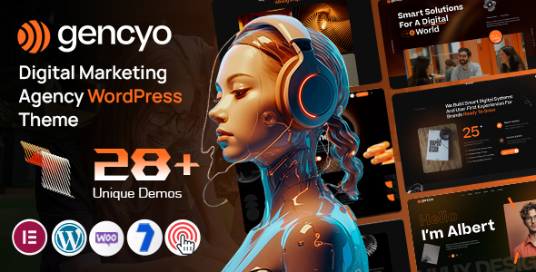 Gencyo 数字营销机构 WordPress 主题