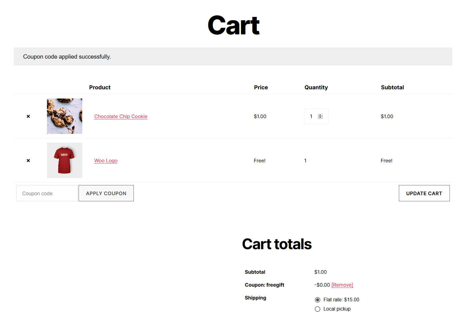 Free Gift Coupons for WooCommerce 赠品促销 WordPress 插件