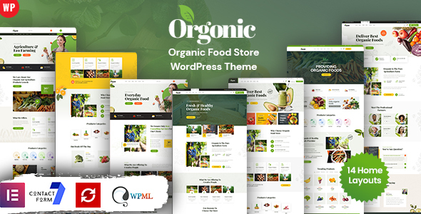 Orgonic 有机食品商店 WordPress 主题