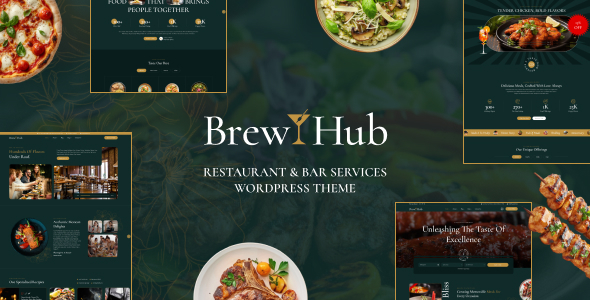Brewhub 酒吧餐厅 WordPress 主题