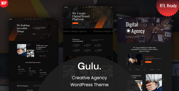 Gulu 创意机构 WordPress 主题