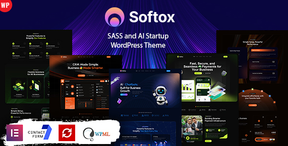 Softox SaaS与AI创业公司网站 WordPress 主题