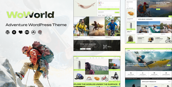 Woworld 徒步登山 WordPress 主题