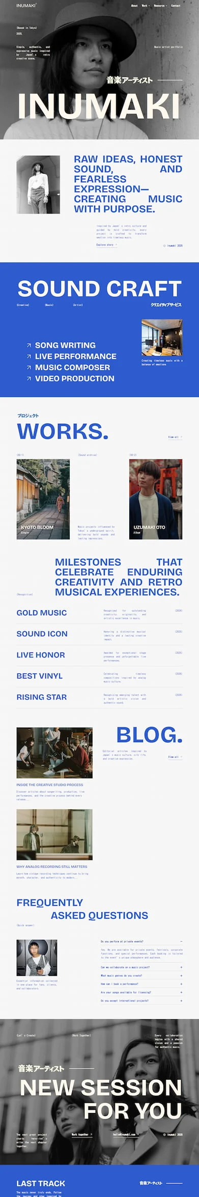艺术/设计 Elementor 模板首页预览