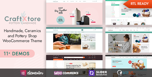 CraftXtore 陶瓷陶艺电商 WordPress 主题