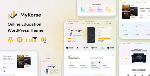 MyKorse 在线教育 WordPress 主题
