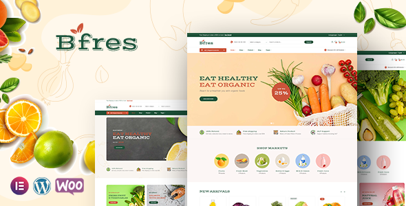 Bfres 有机食品电商 WordPress 主题
