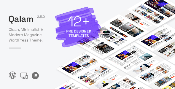 Qalam 新闻杂志 WordPress 主题