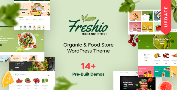 Freshio 有机食品商店 WordPress 主题