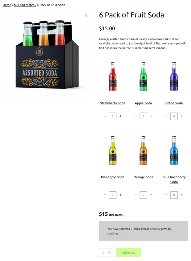 Mix and Match Products for WooCommerce 批量商品组合销售 WordPress 插件