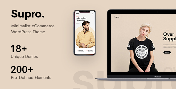 Supro 极简 AJAX 电商 WordPress 主题