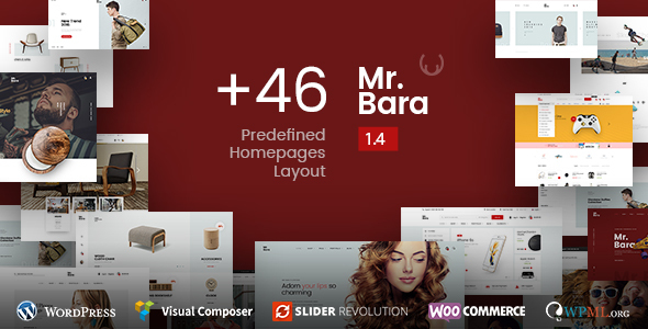 Mr.Bara 多用途电商 WordPress 主题